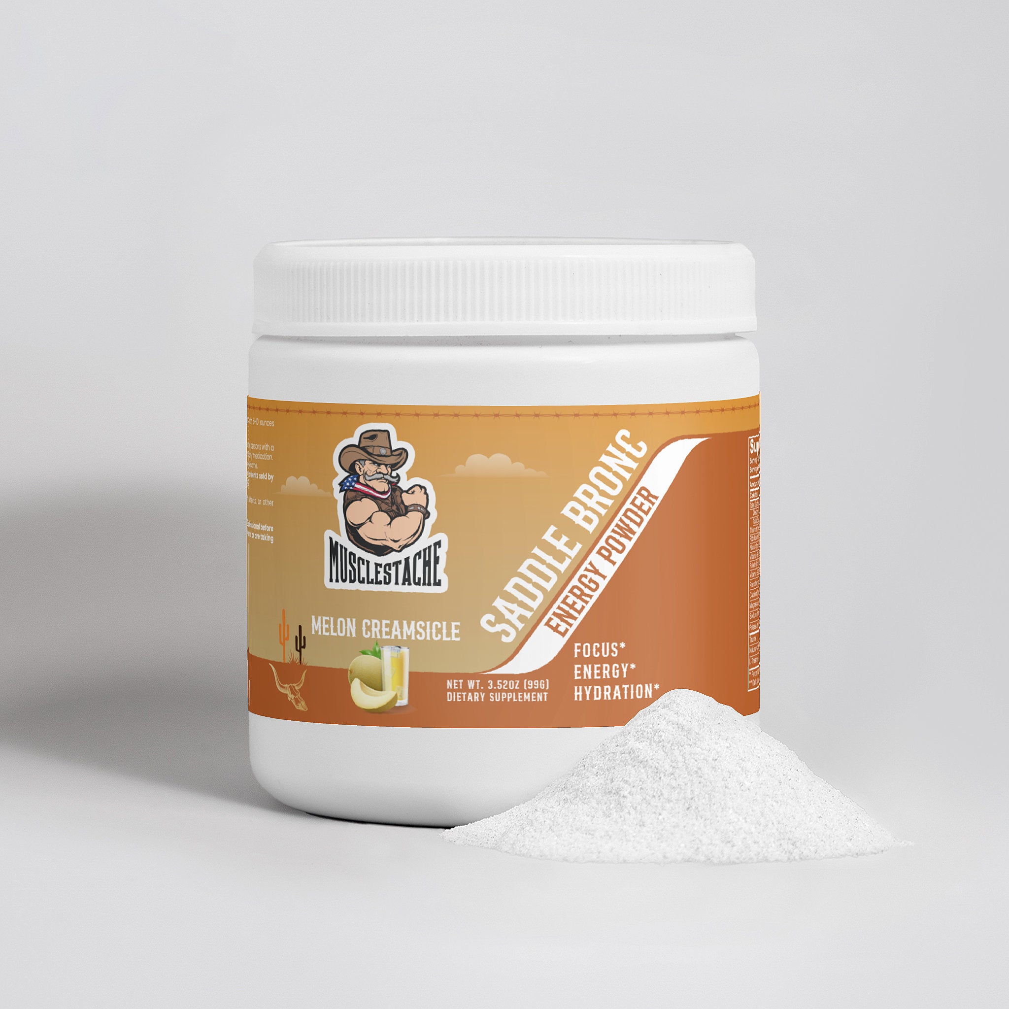 SADDLE BRONC ENERGY POWDER (MELON CREAMSICLE)