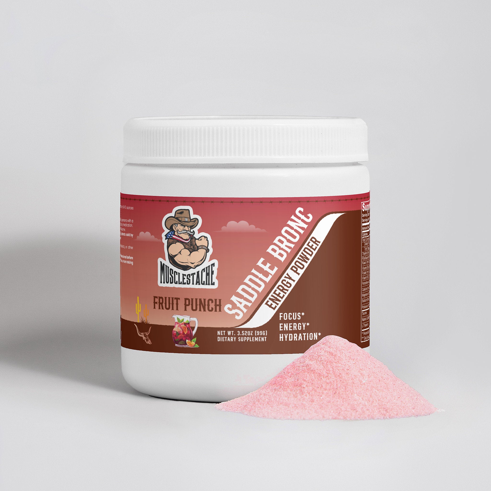 SADDLE BRONC ENERGY POWDER (FRUIT PUNCH)