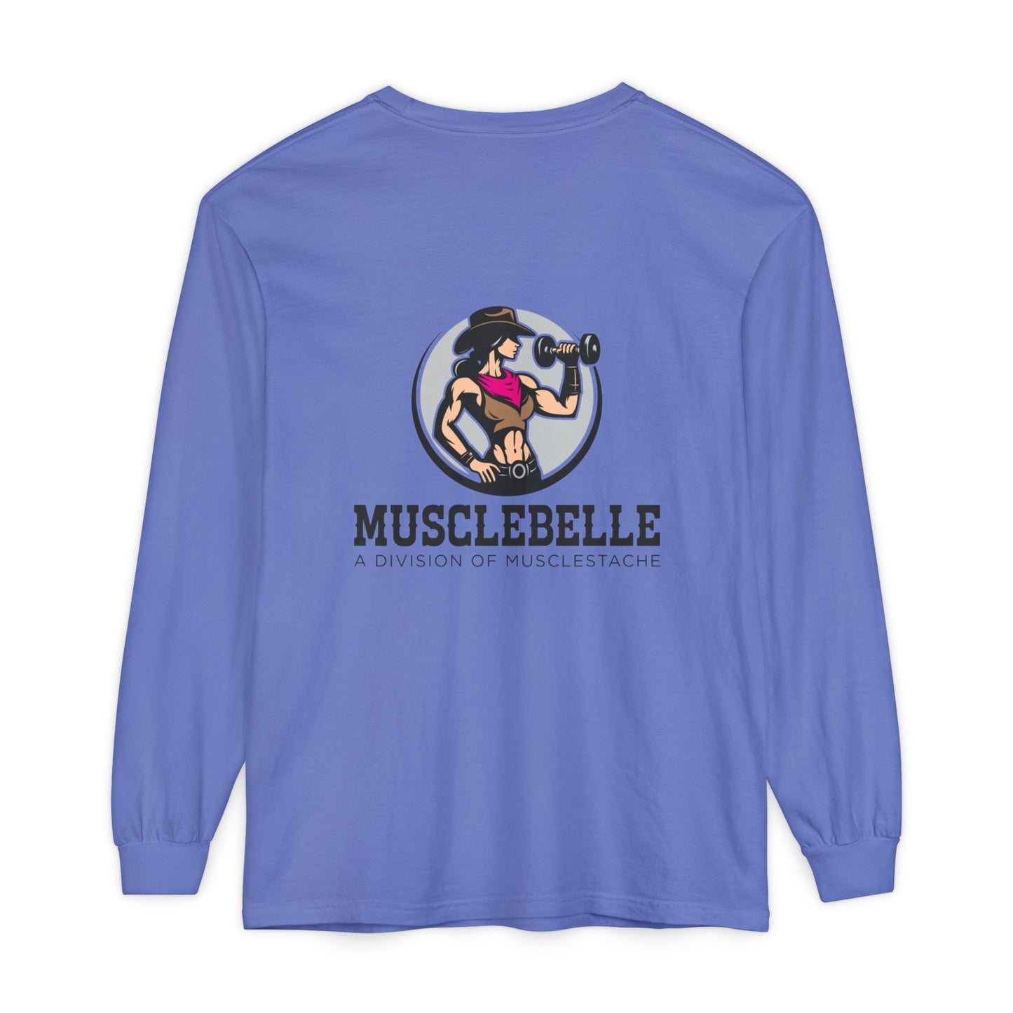 Musclebelle Long Sleeve T-Shirt - Bold Graphic Workout Tee