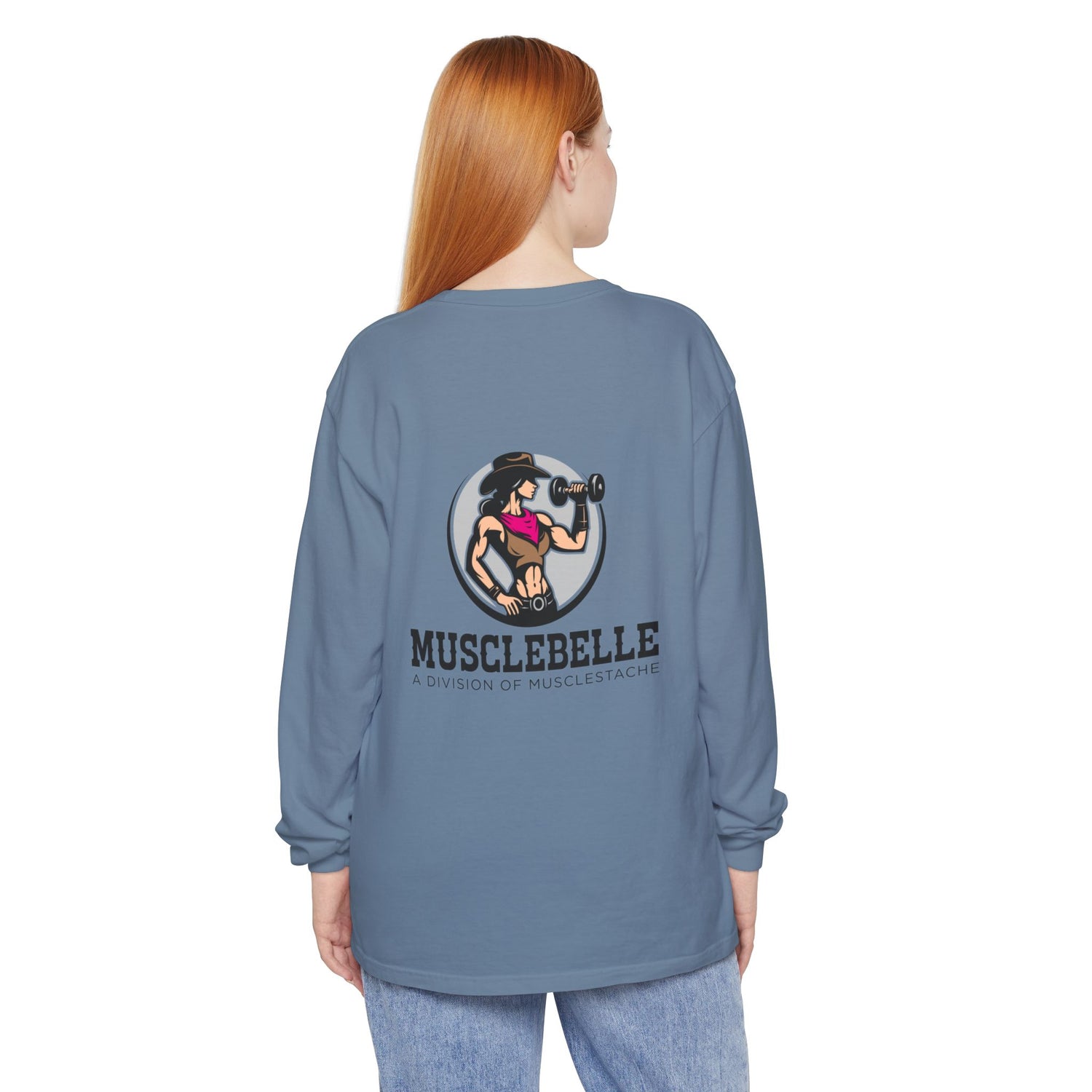 Musclebelle Long Sleeve T-Shirt - Bold Graphic Workout Tee