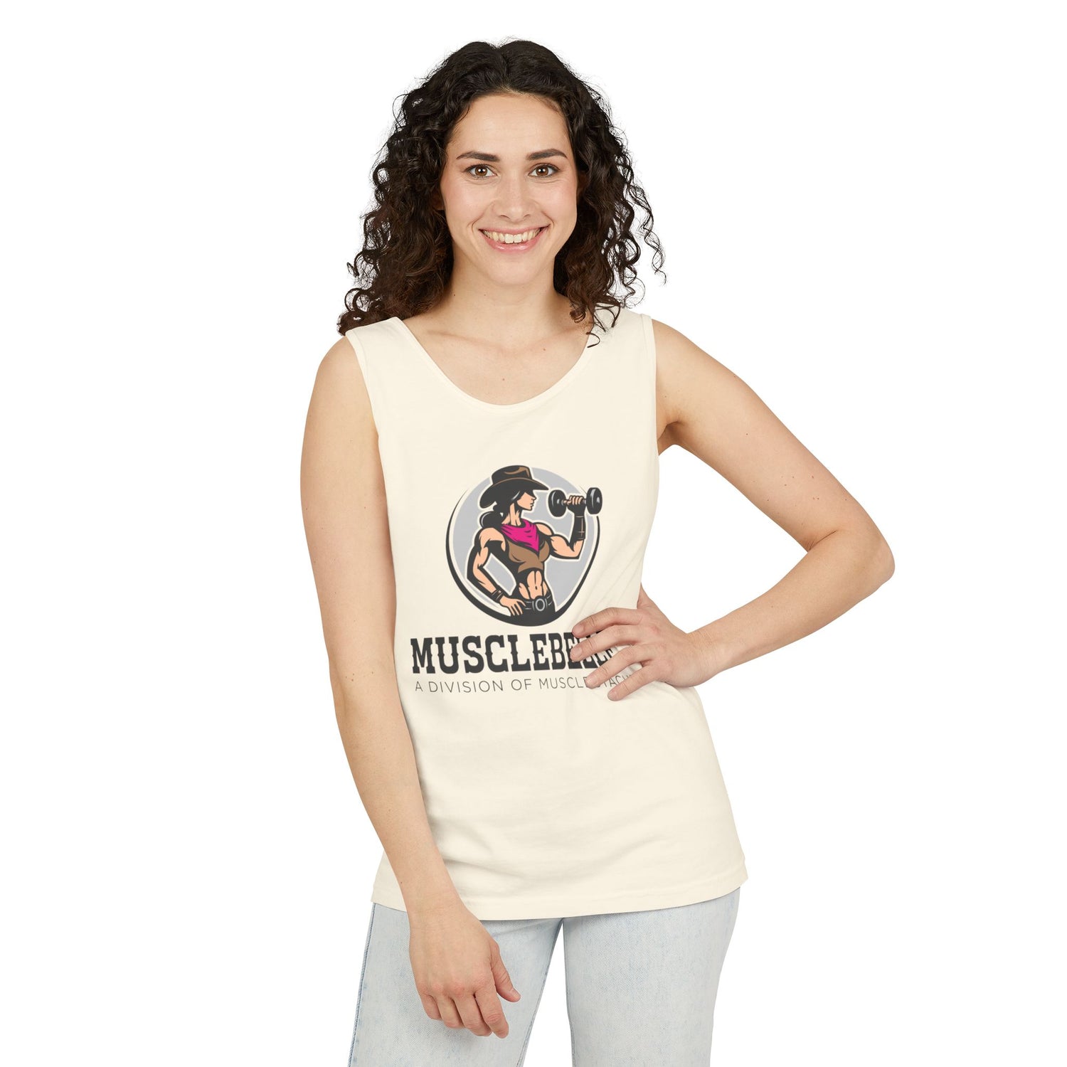 Musclebelle Garment-Dyed Tank Top