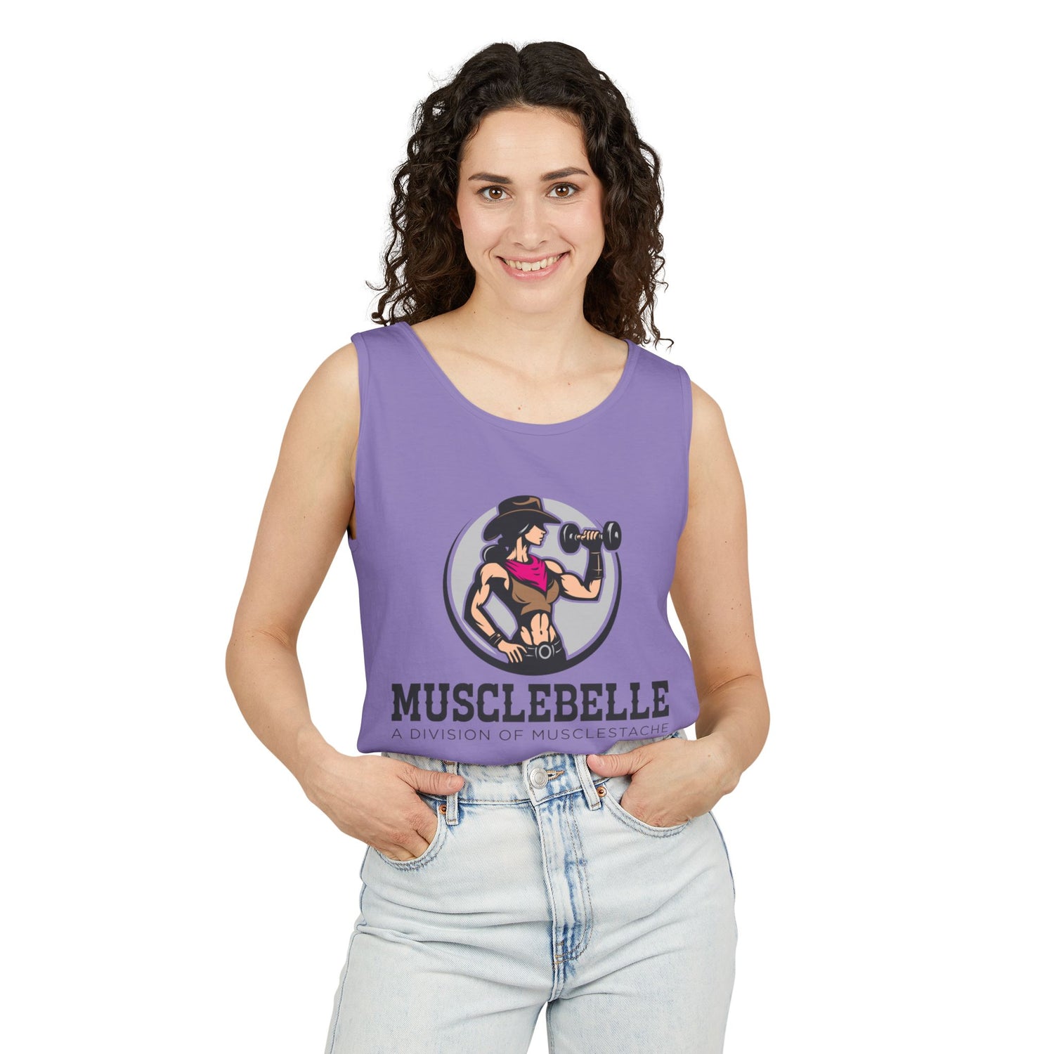 Musclebelle Garment-Dyed Tank Top