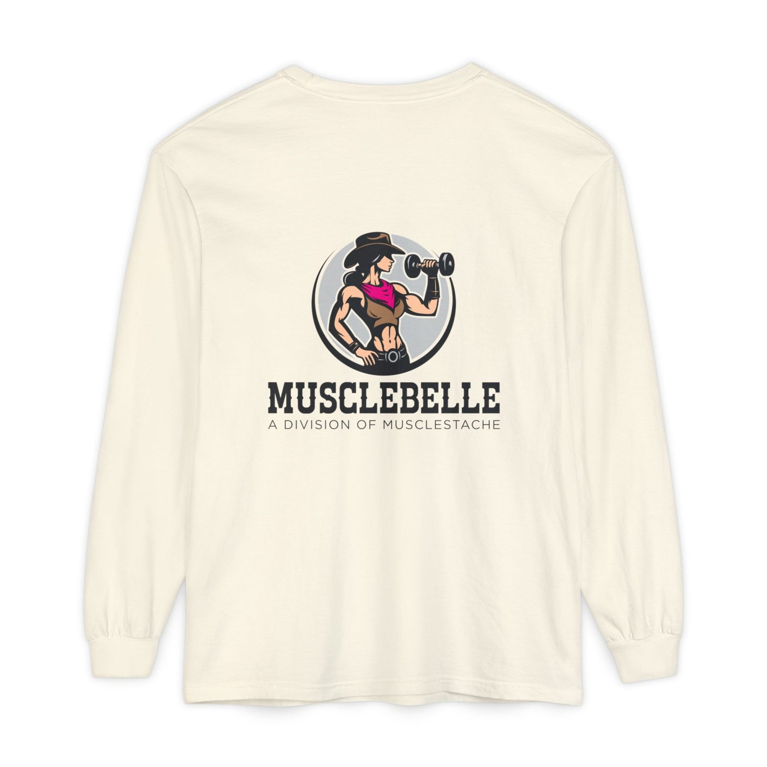 Musclebelle Long Sleeve T-Shirt - Bold Graphic Workout Tee