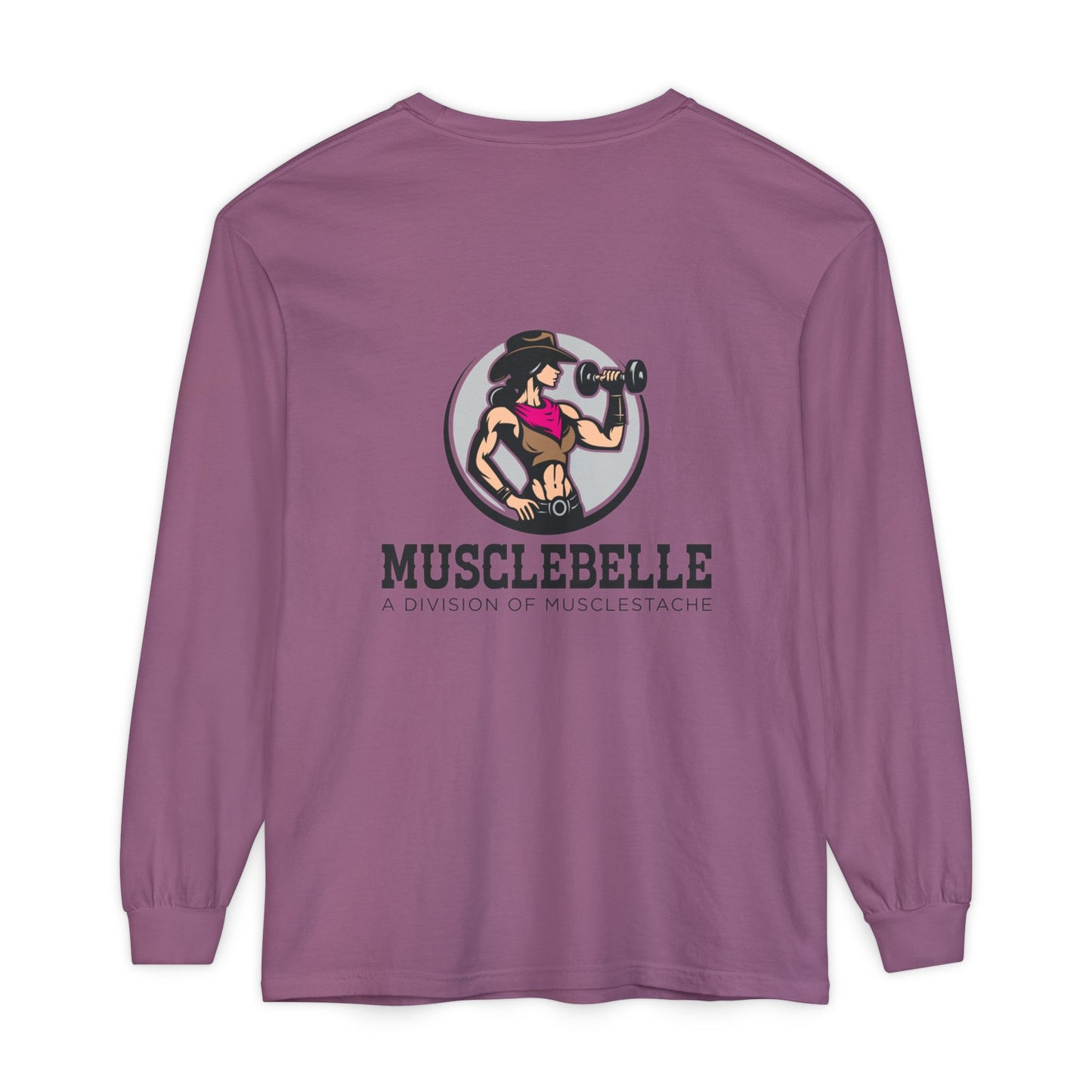 Musclebelle Long Sleeve T-Shirt - Bold Graphic Workout Tee