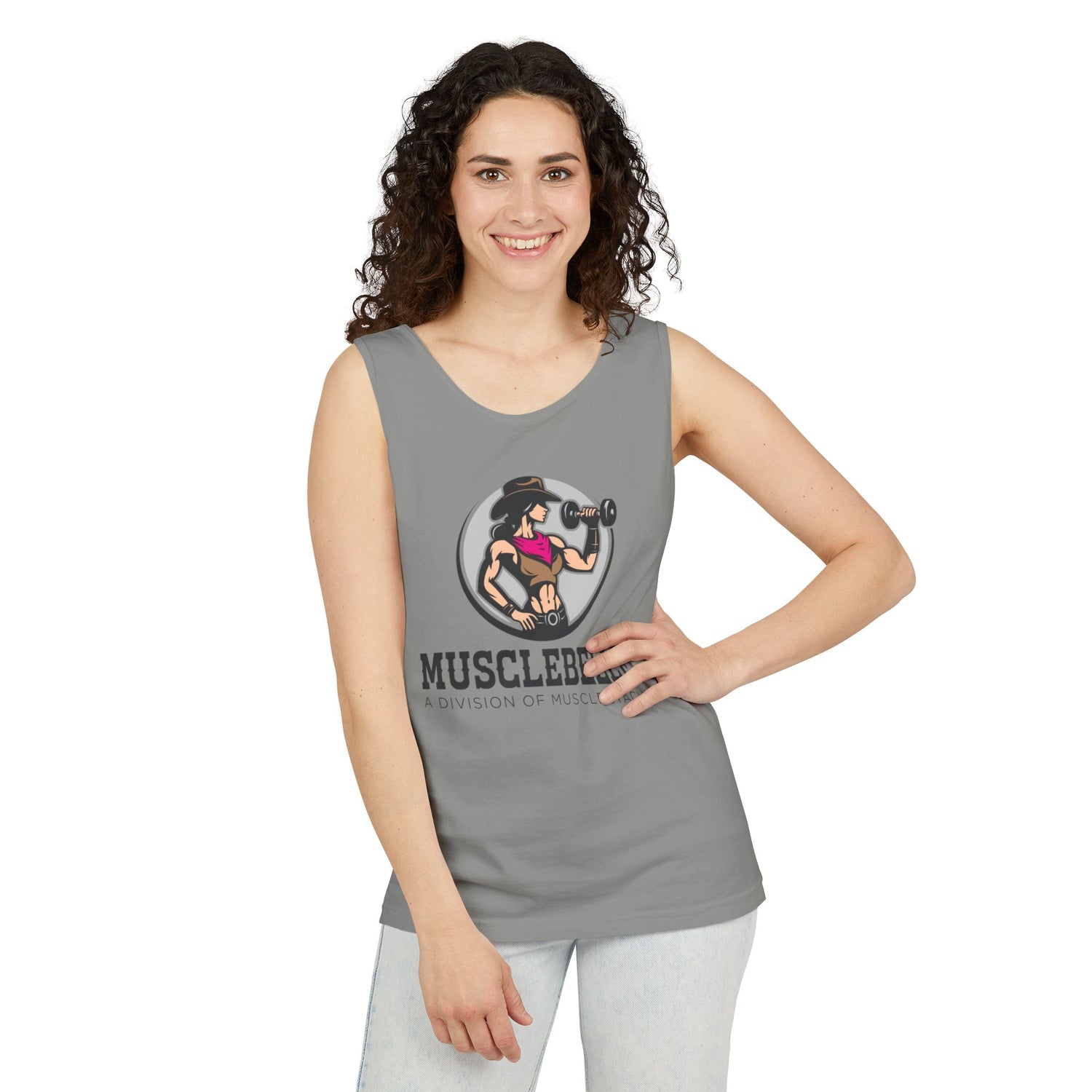 Musclebelle Garment-Dyed Tank Top