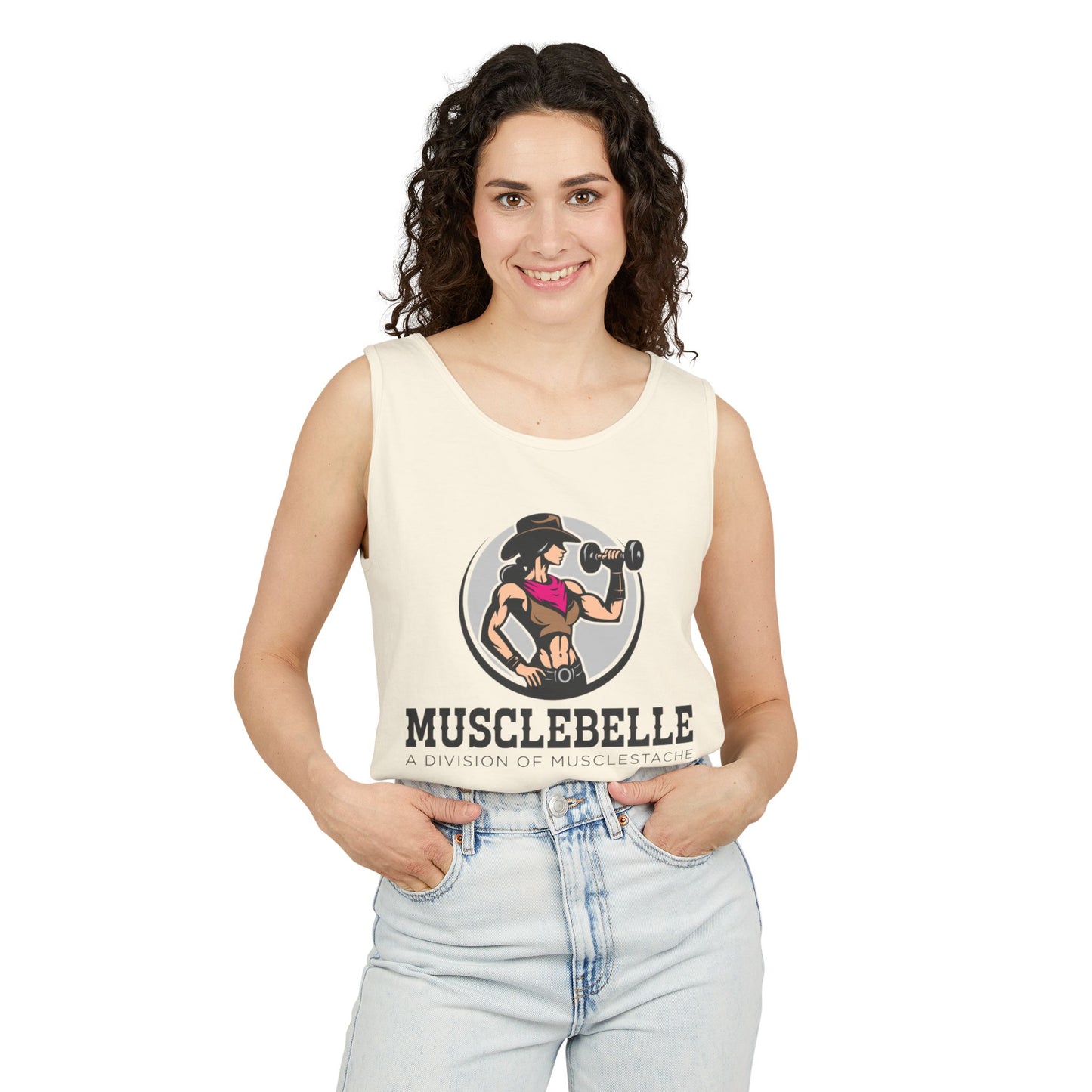 Musclebelle Garment-Dyed Tank Top