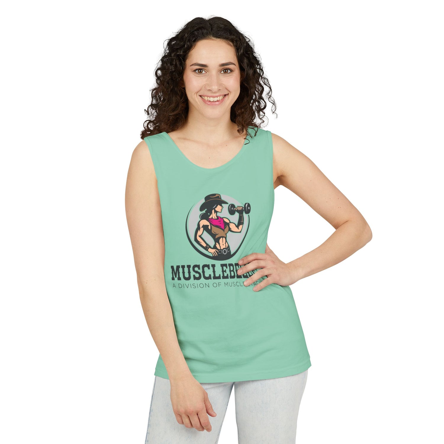 Musclebelle Garment-Dyed Tank Top