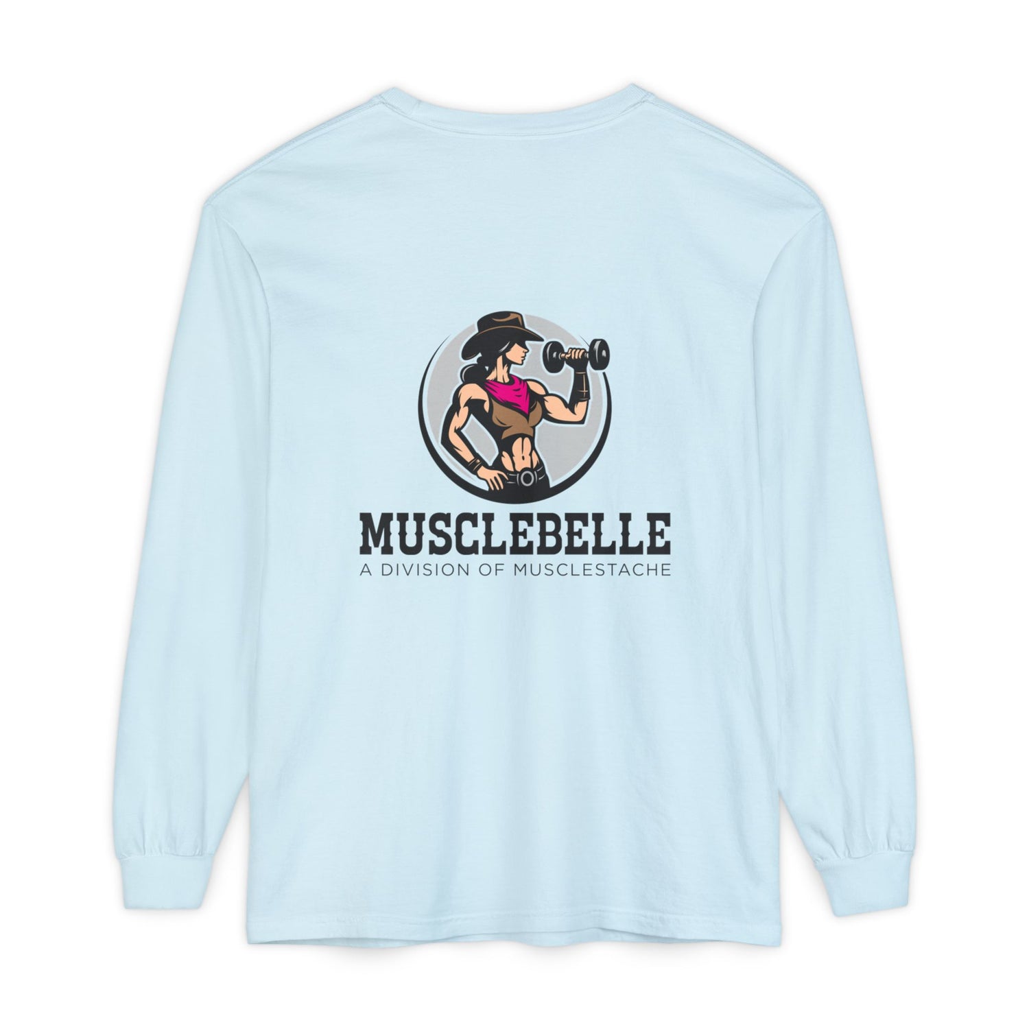 Musclebelle Long Sleeve T-Shirt - Bold Graphic Workout Tee