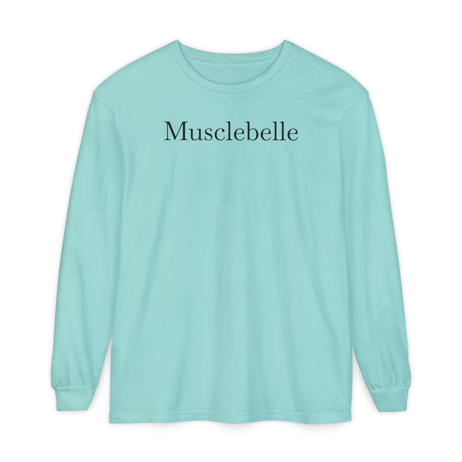 Musclebelle Long Sleeve T-Shirt - Bold Graphic Workout Tee