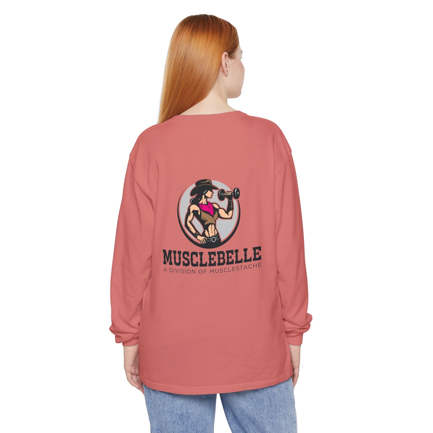 Musclebelle Long Sleeve T-Shirt - Bold Graphic Workout Tee