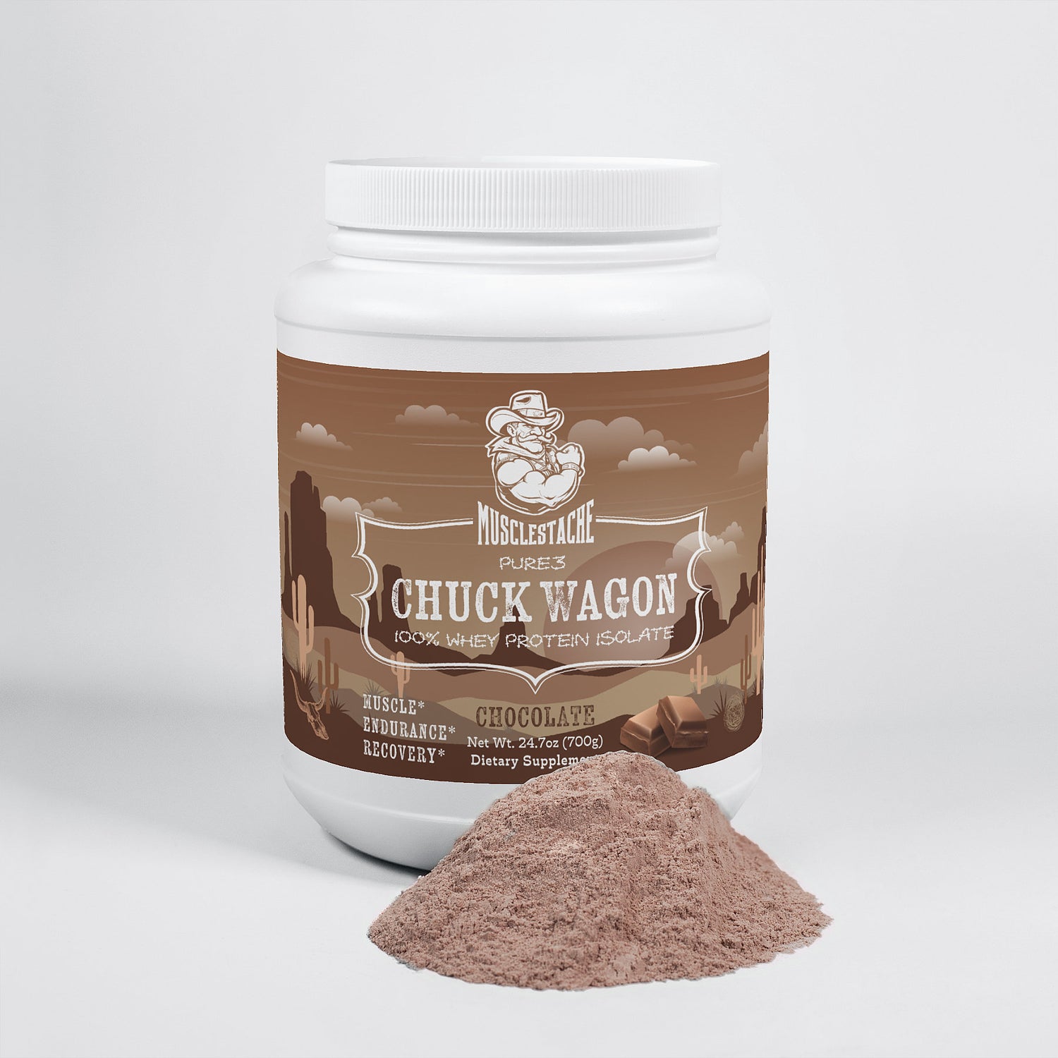 PURE3 CHUCK WAGON 100% Whey Protein Isolate (Chocolate)