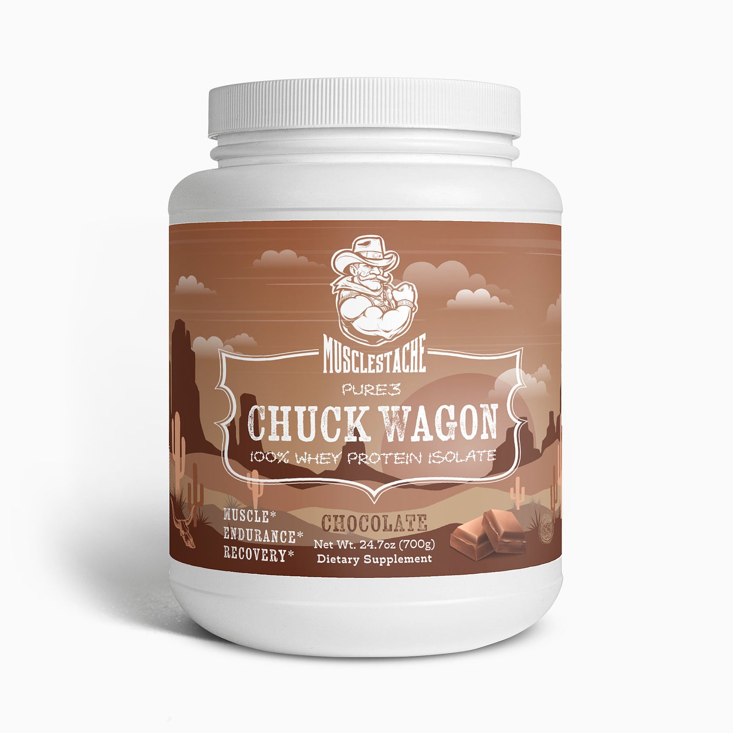 PURE3 CHUCK WAGON 100% Whey Protein Isolate (Chocolate)