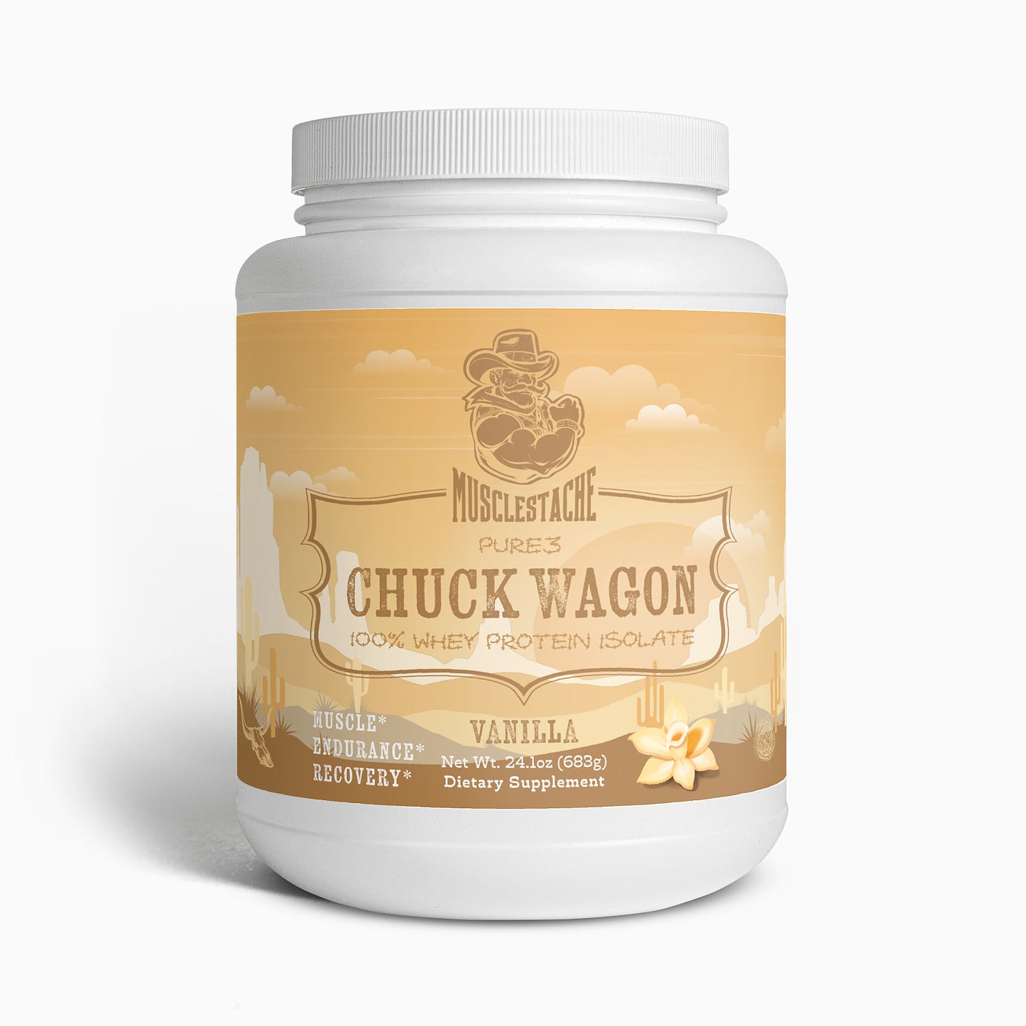 PURE3 CHUCK WAGON 100% Whey Protein Isolate (Vanilla)