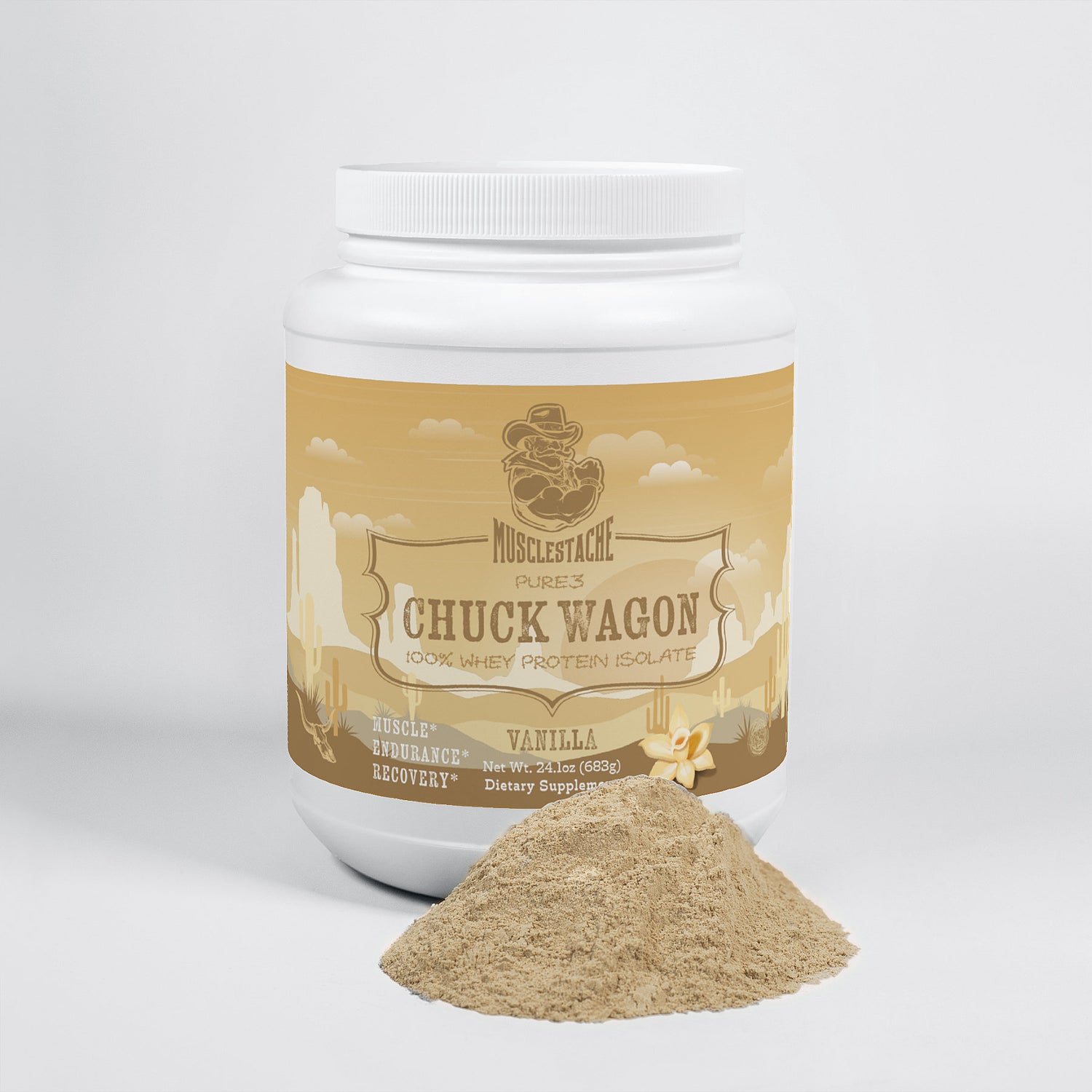 PURE3 CHUCK WAGON 100% Whey Protein Isolate (Vanilla)