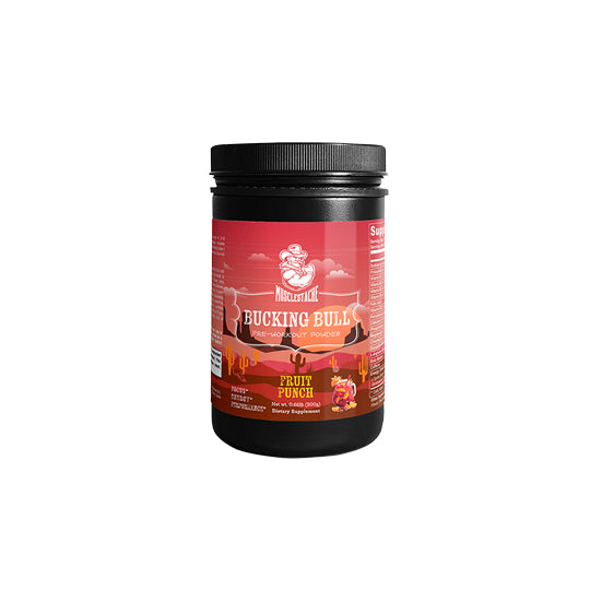 BUCKING BULL PRE-WORKOUT POWDER (FRUIT PUNCH)