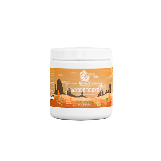 SADDLE BRONC ENERGY POWDER (MELON CREAMSICLE)