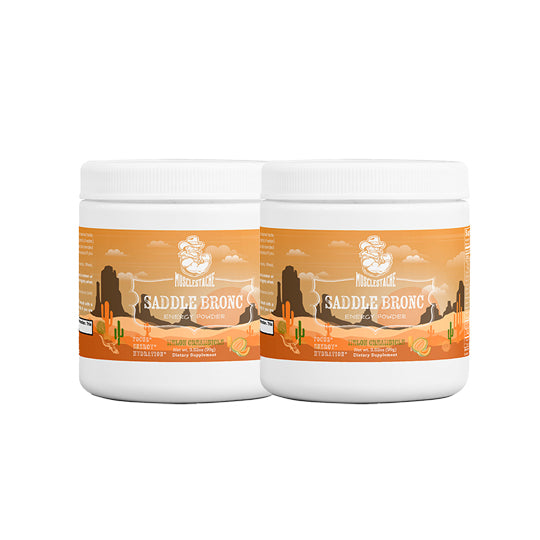 SADDLE BRONC ENERGY POWDER (MELON CREAMSICLE)