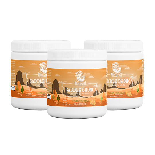 SADDLE BRONC ENERGY POWDER (MELON CREAMSICLE)