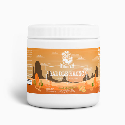 SADDLE BRONC ENERGY POWDER (MELON CREAMSICLE)