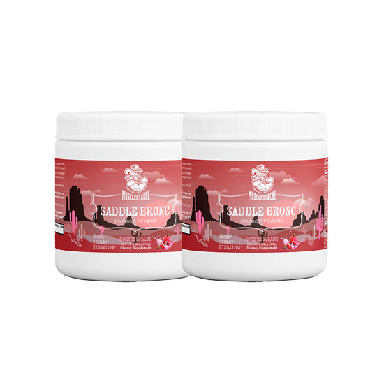 SADDLE BRONC ENERGY POWDER (LYCHEE SPLASH ENERGY)