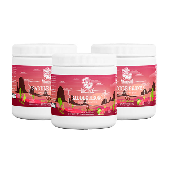 SADDLE BRONC ENERGY POWDER (GUAVA BERRY)