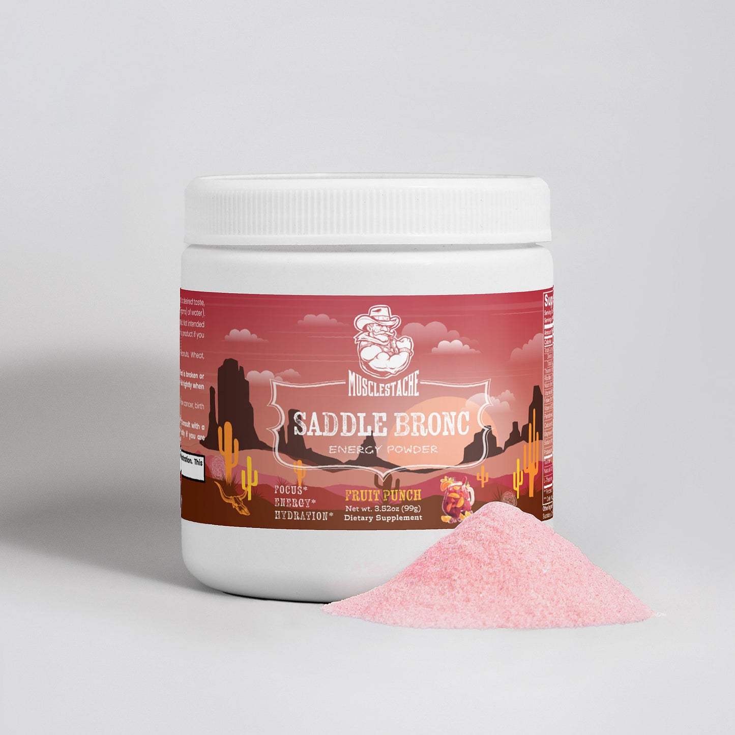 SADDLE BRONC ENERGY POWDER (FRUIT PUNCH)