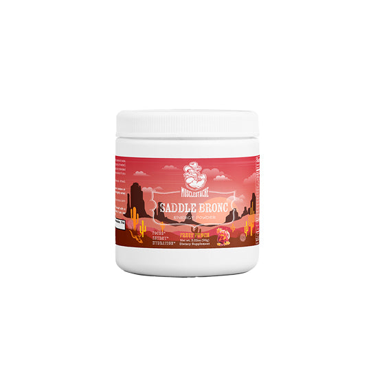 SADDLE BRONC ENERGY POWDER (FRUIT PUNCH)