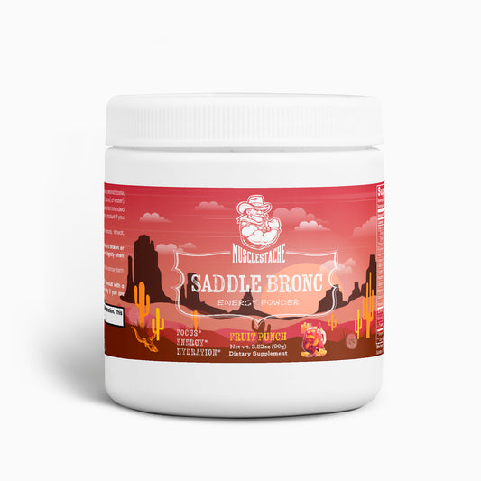 SADDLE BRONC ENERGY POWDER (FRUIT PUNCH)