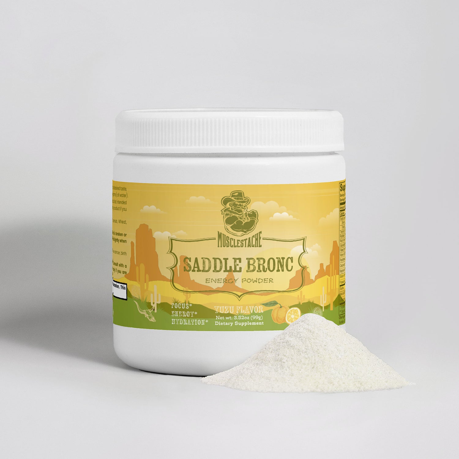 SADDLE BRONC ENERGY POWDER (YUZU FLAVOR)