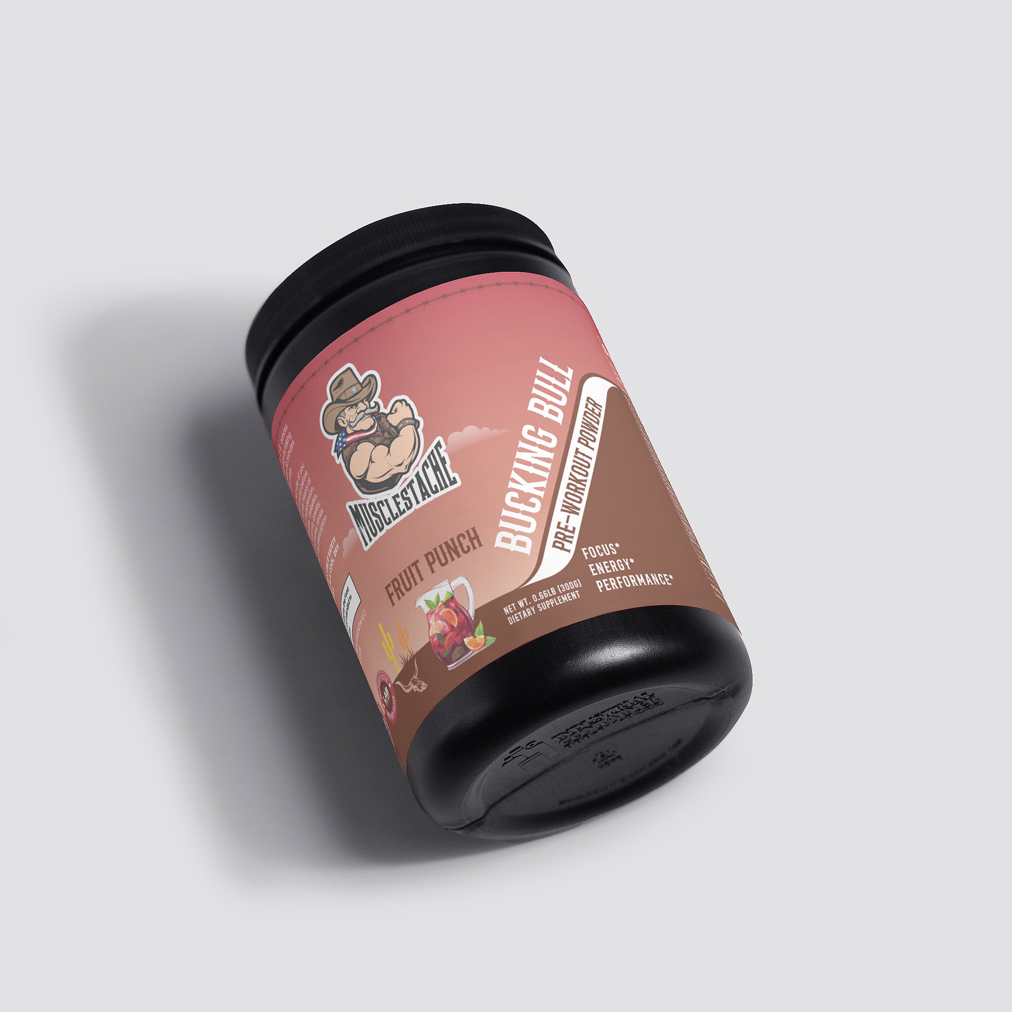 BUCKING BULL PRE-WORKOUT POWDER (FRUIT PUNCH)