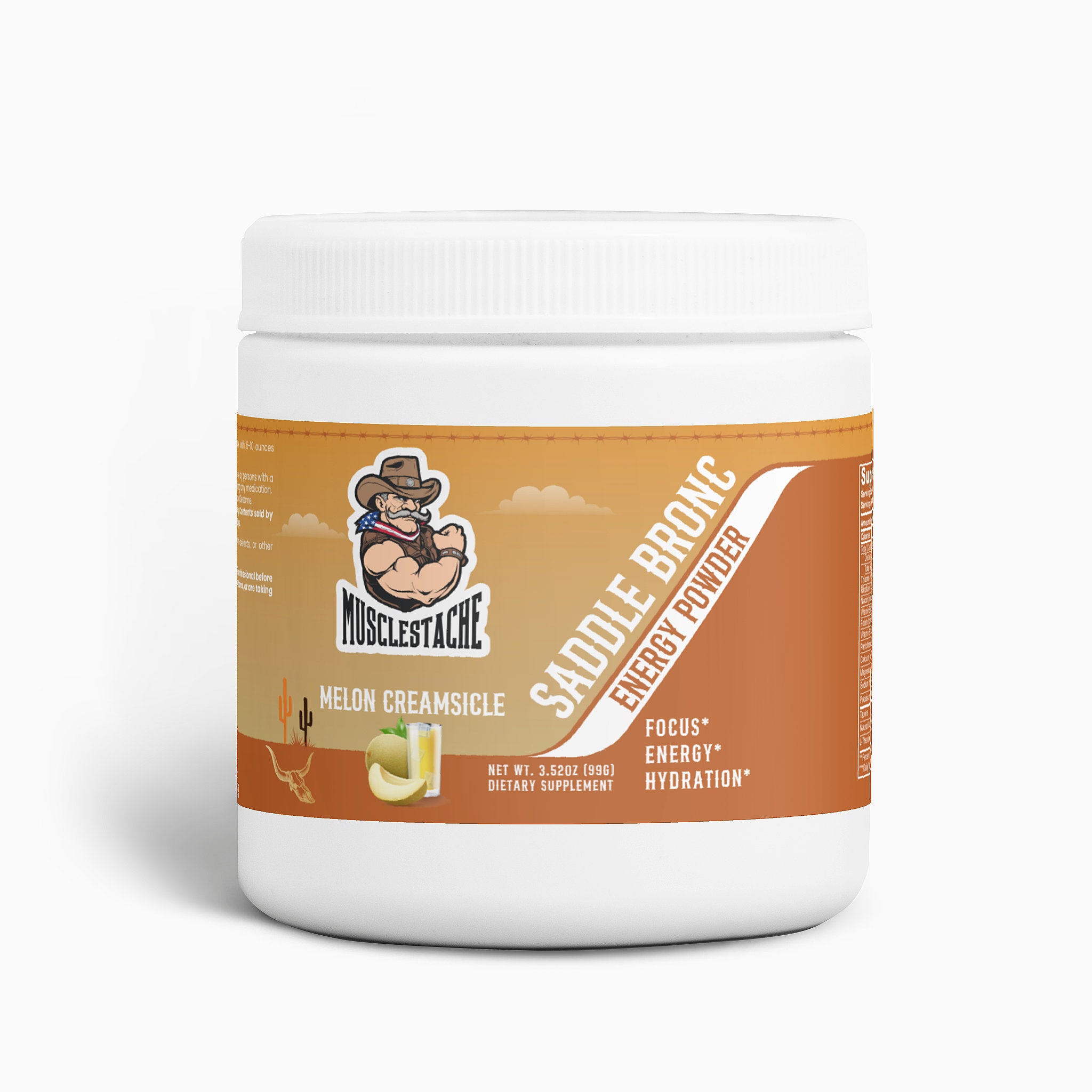 SADDLE BRONC ENERGY POWDER (MELON CREAMSICLE)