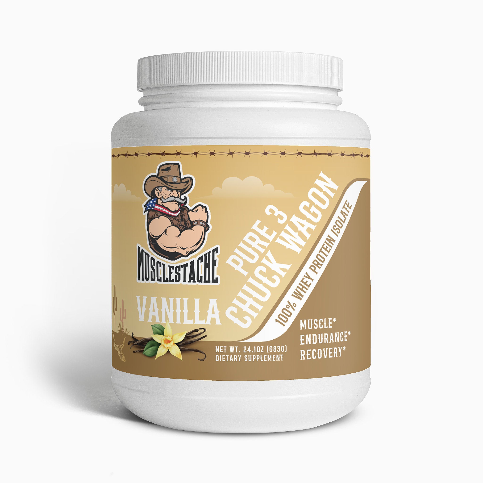 PURE3 CHUCK WAGON 100% Whey Protein Isolate (Vanilla)