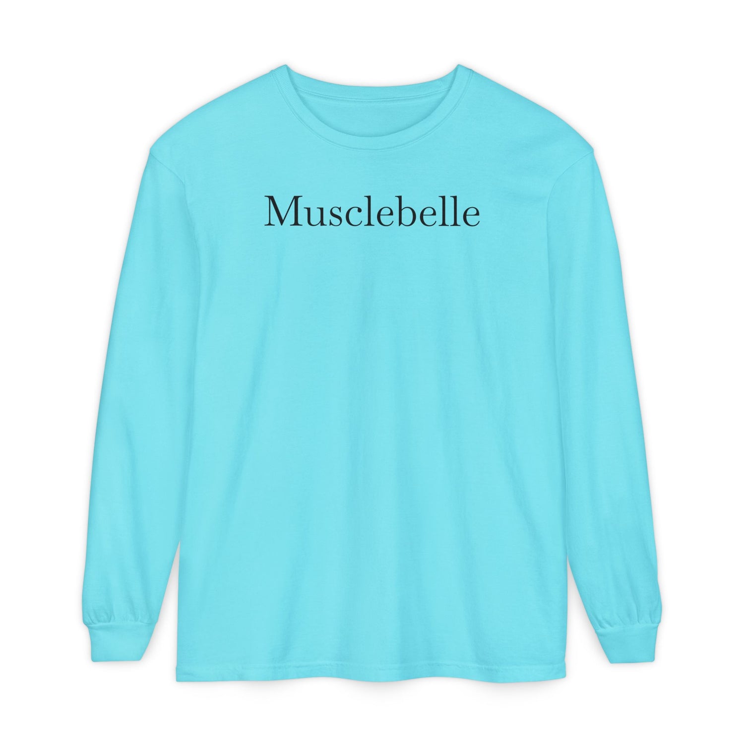 Musclebelle Long Sleeve T-Shirt - Bold Graphic Workout Tee