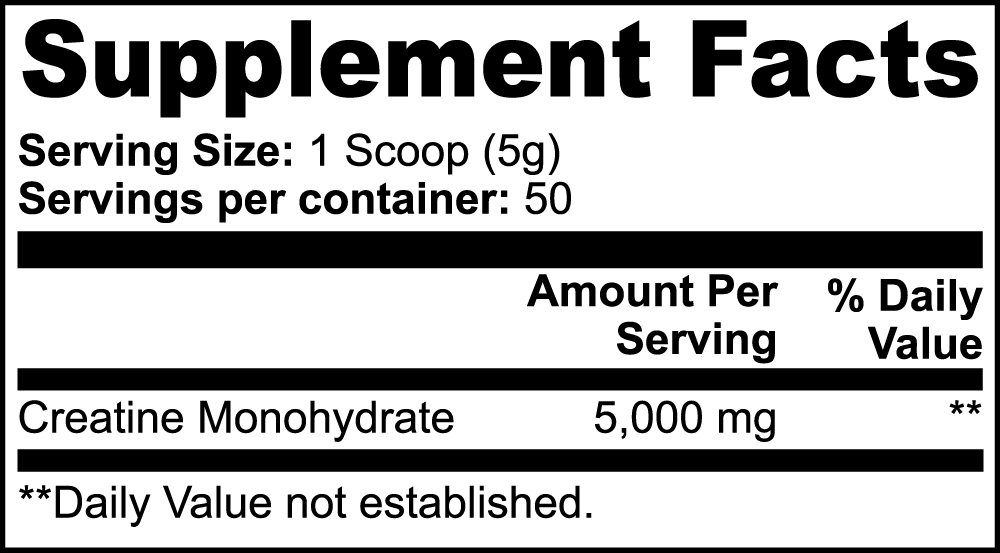 CREATINE MONOHYDRATE