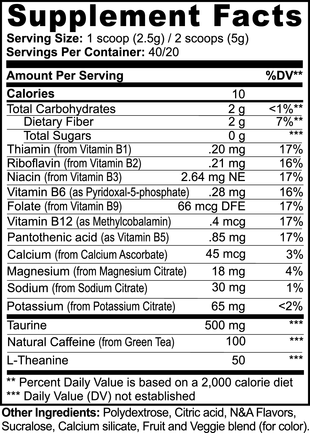 SADDLE BRONC ENERGY POWDER (FRUIT PUNCH)