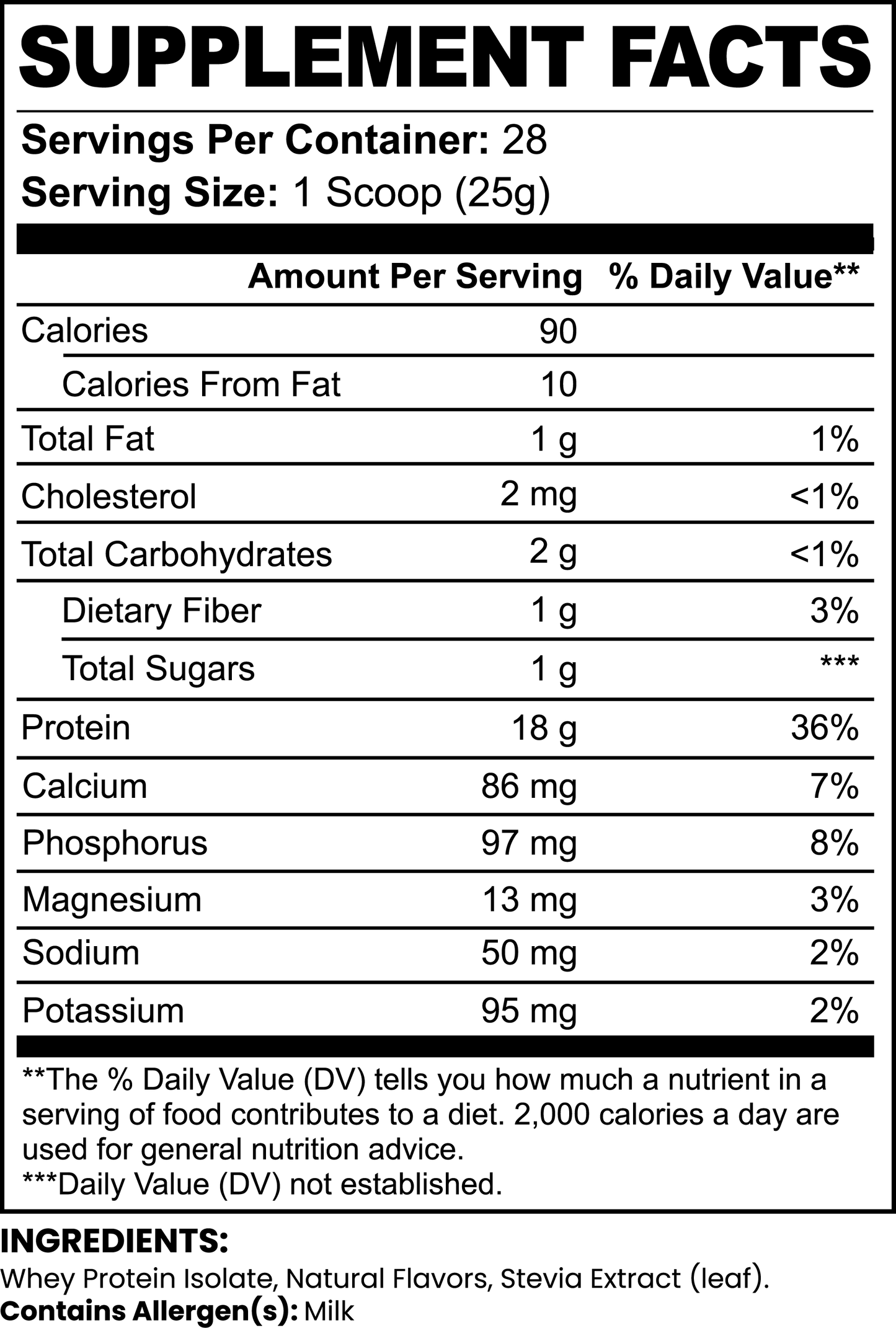 PURE3 CHUCK WAGON 100% Whey Protein Isolate (Chocolate)