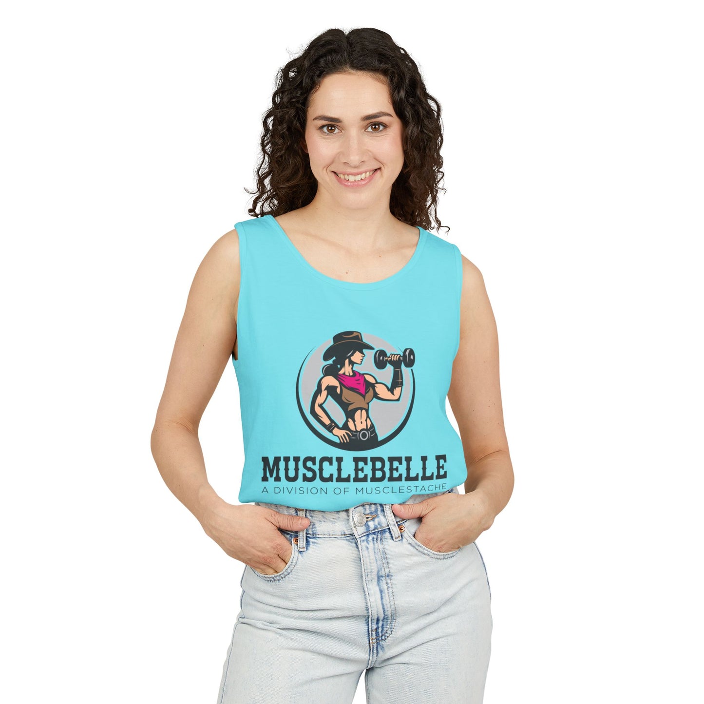 Musclebelle Garment-Dyed Tank Top