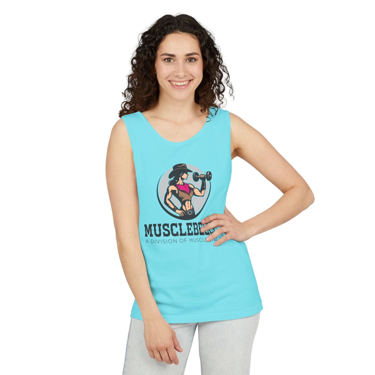 Musclebelle Garment-Dyed Tank Top