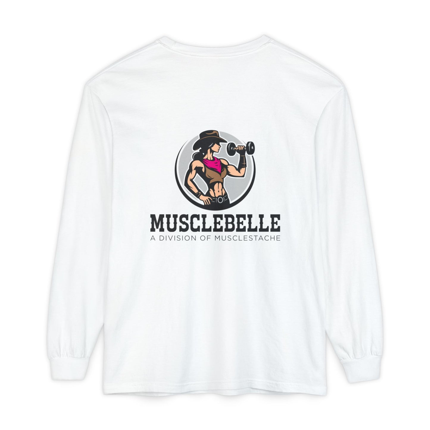 Musclebelle Long Sleeve T-Shirt - Bold Graphic Workout Tee