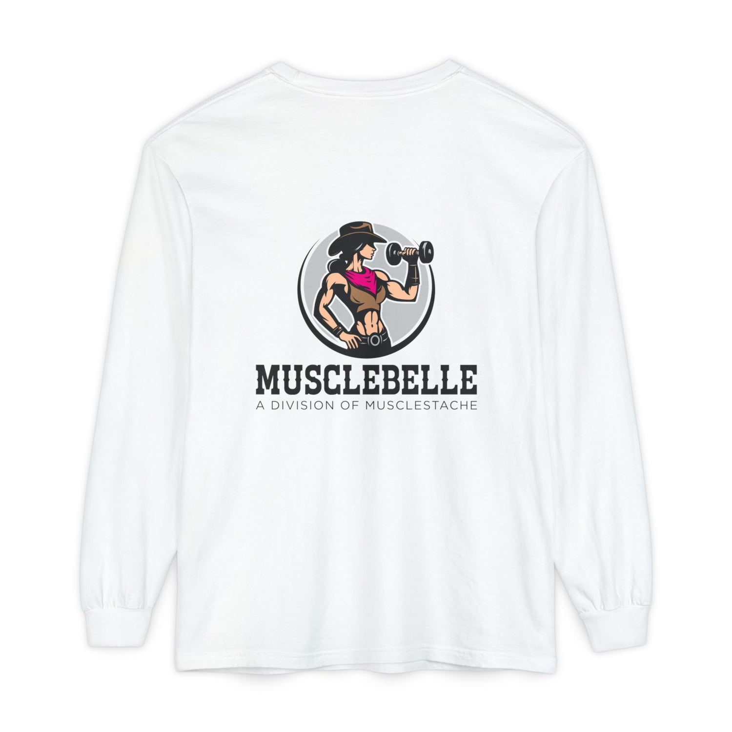 Musclebelle Long Sleeve T-Shirt - Bold Graphic Workout Tee