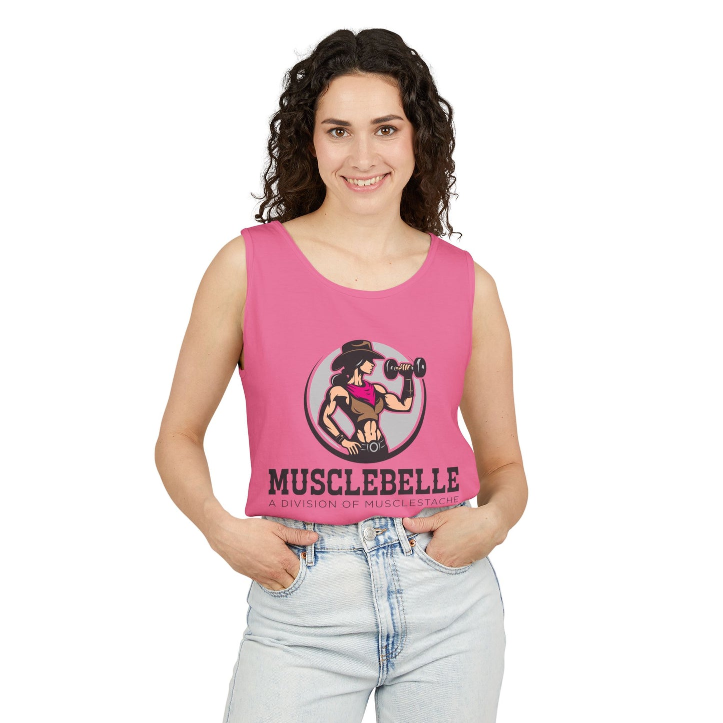 Musclebelle Garment-Dyed Tank Top