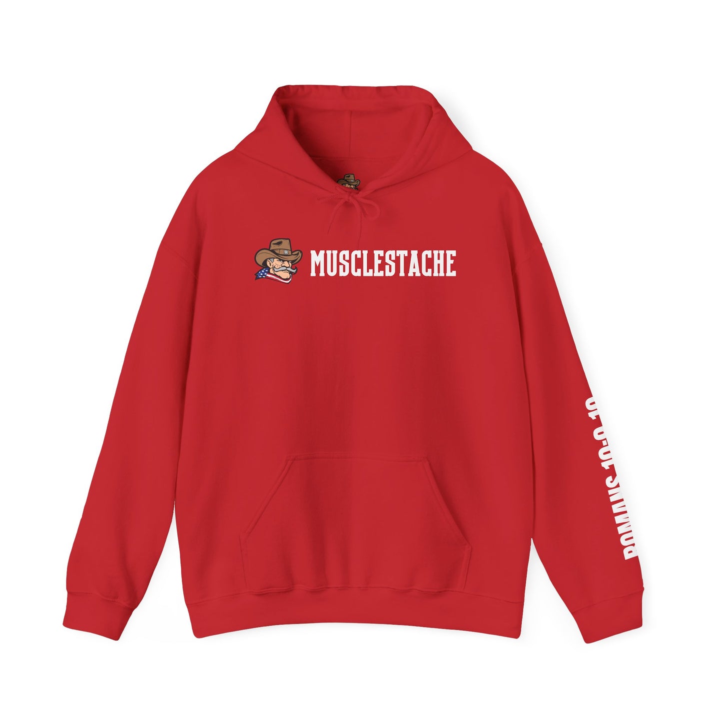 Musclestache Bible Verse Hoodie