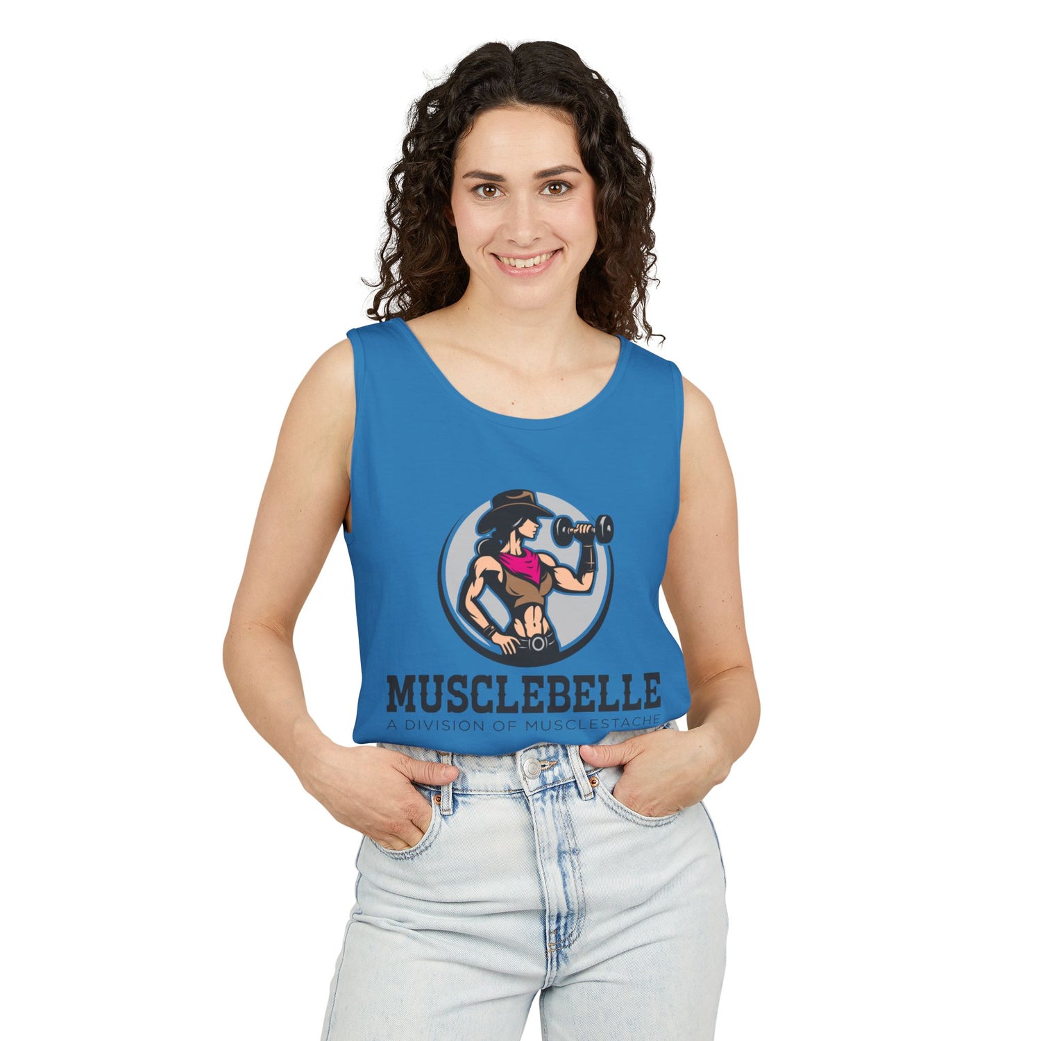 Musclebelle Garment-Dyed Tank Top