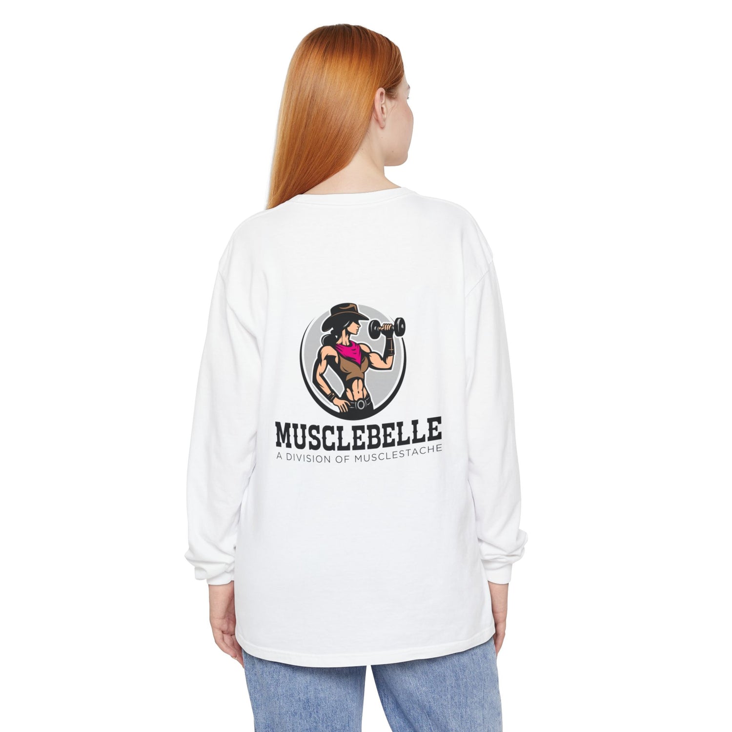 Musclebelle Long Sleeve T-Shirt - Bold Graphic Workout Tee