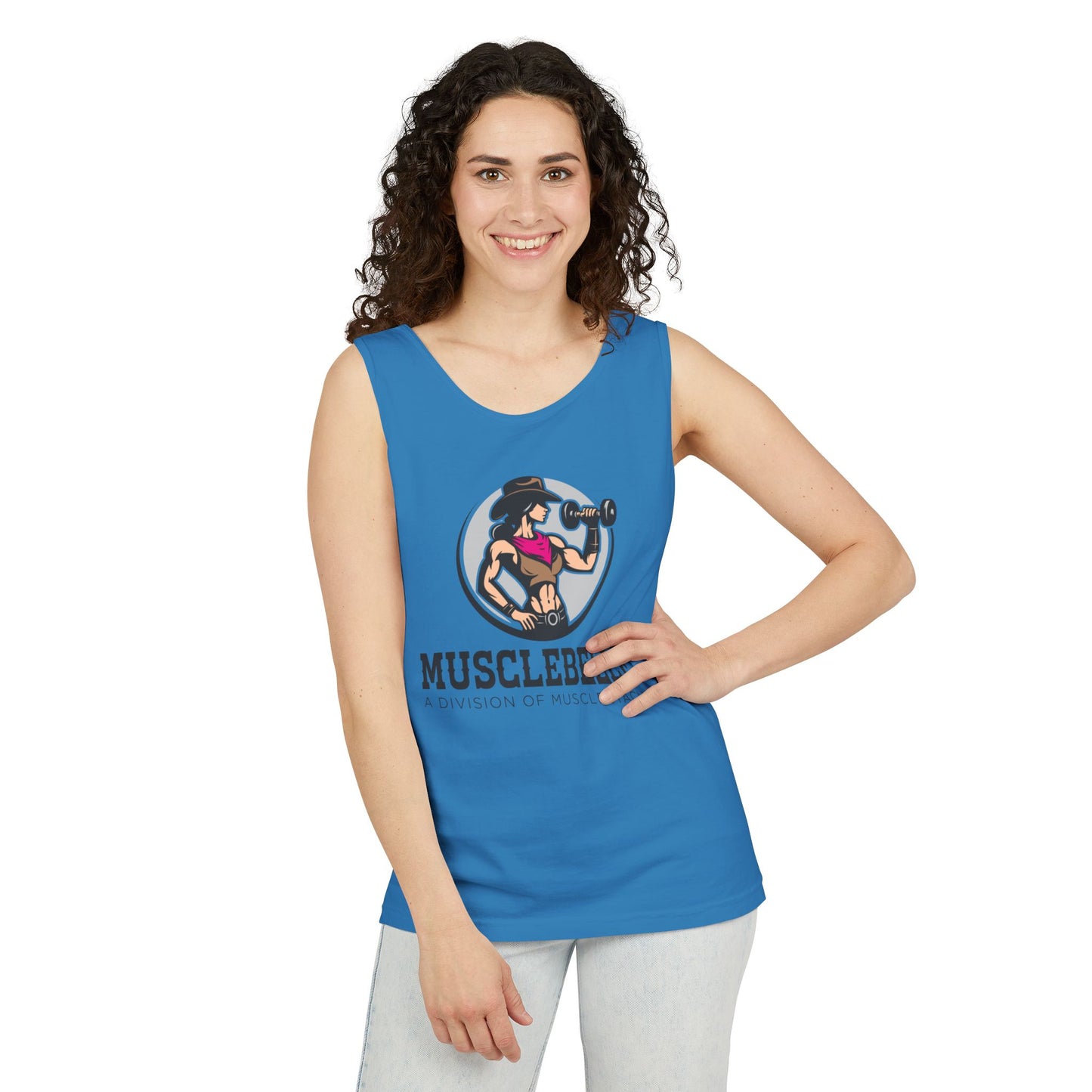 Musclebelle Garment-Dyed Tank Top