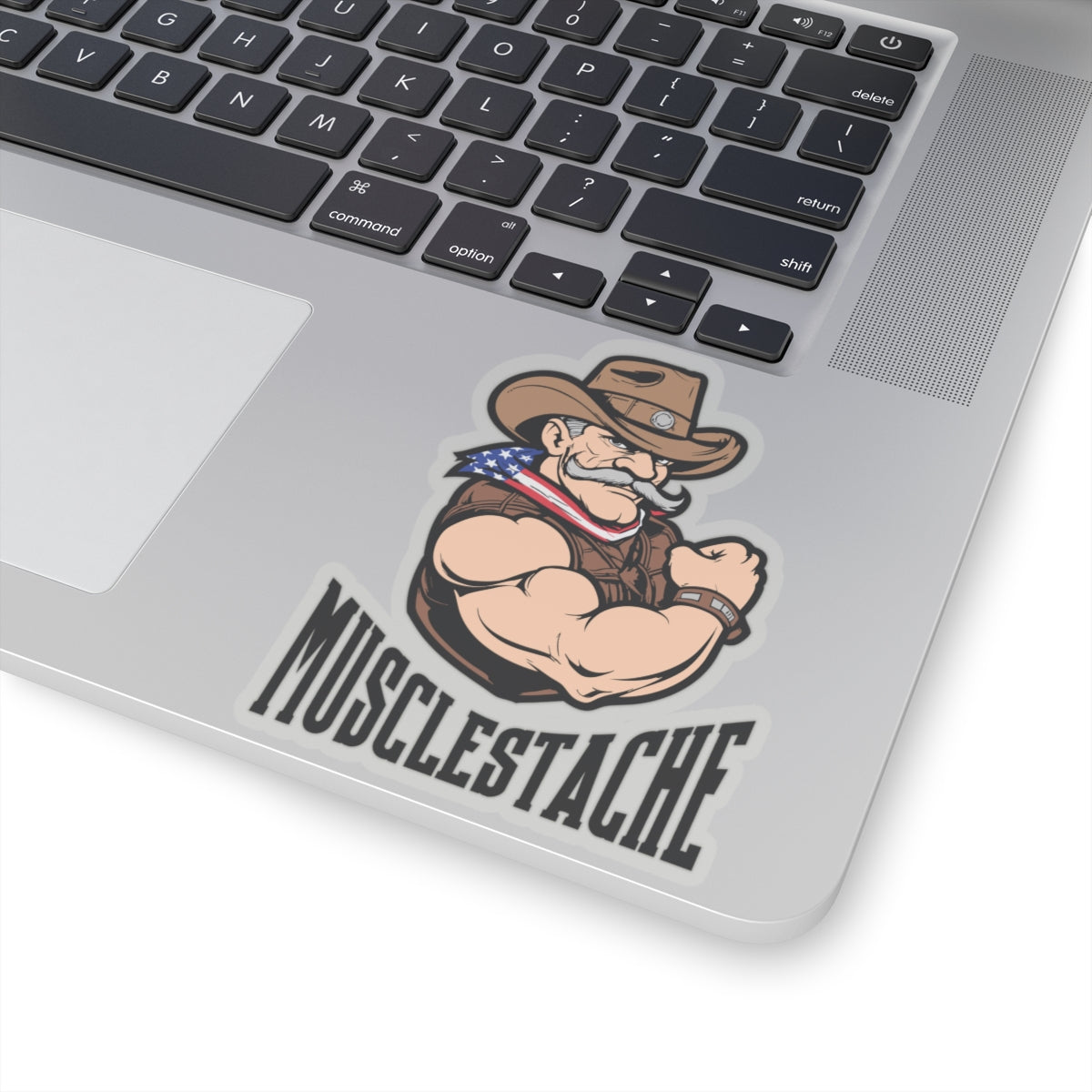 Peel and Stick Musclestache Stickers