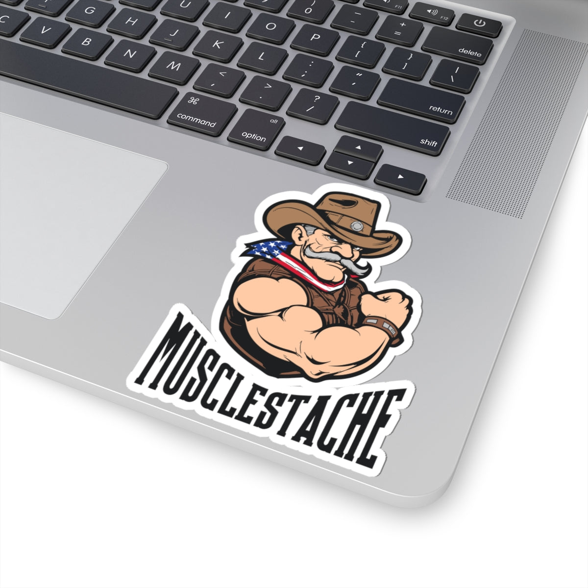 Peel and Stick Musclestache Stickers