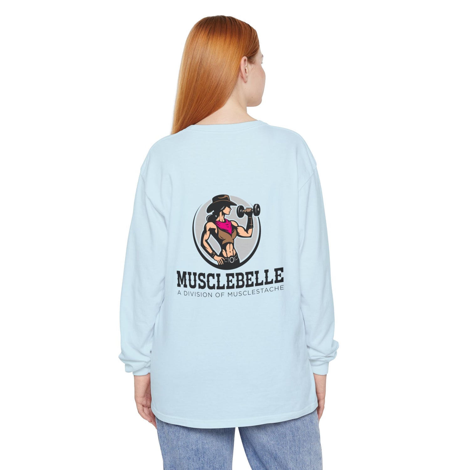 Musclebelle Long Sleeve T-Shirt - Bold Graphic Workout Tee