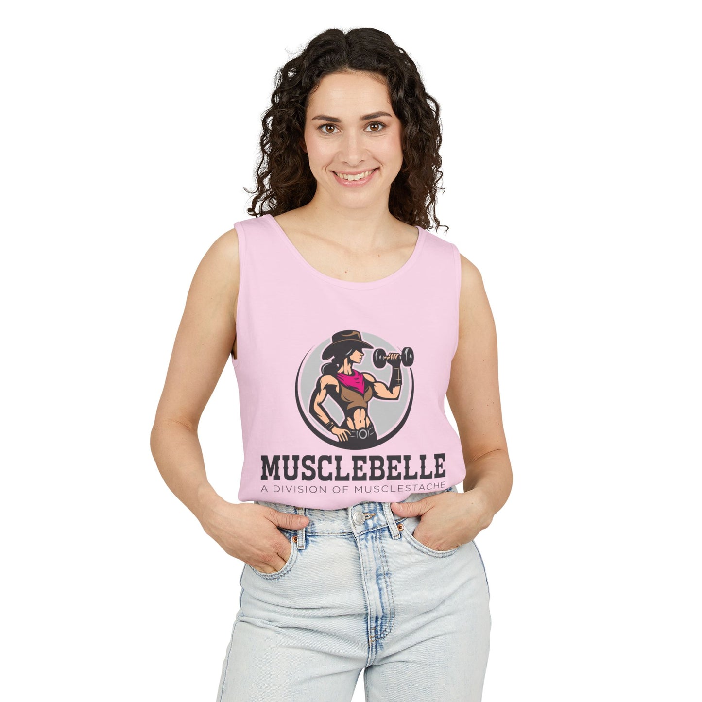 Musclebelle Garment-Dyed Tank Top