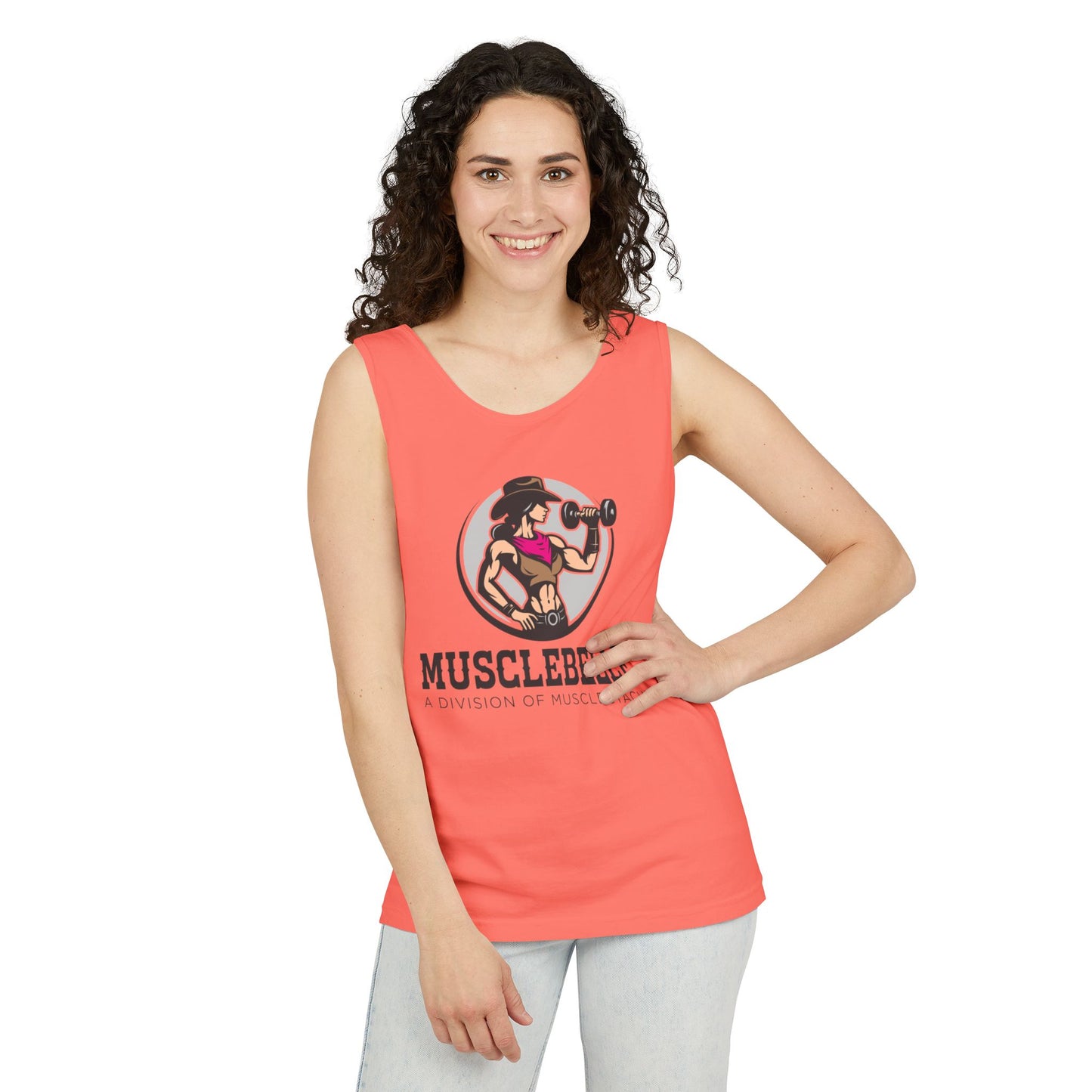 Musclebelle Garment-Dyed Tank Top